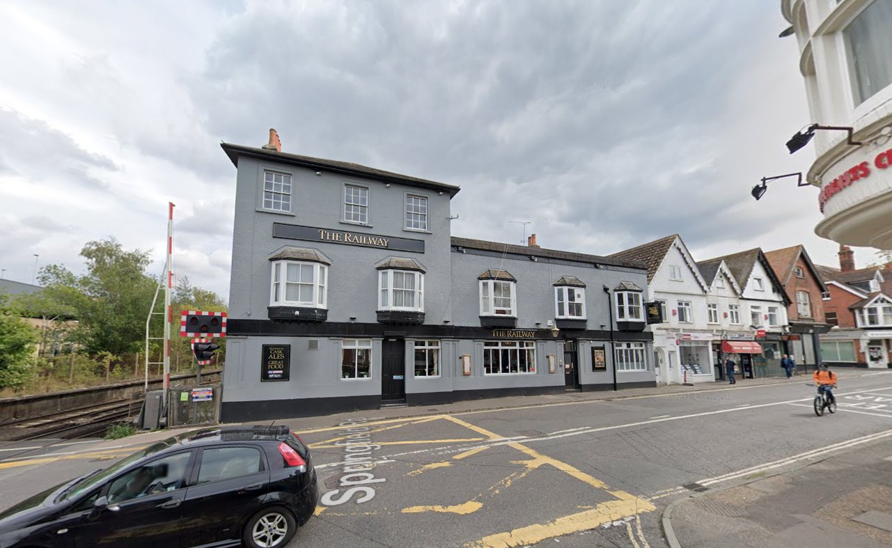 The Railway pub in Crawley