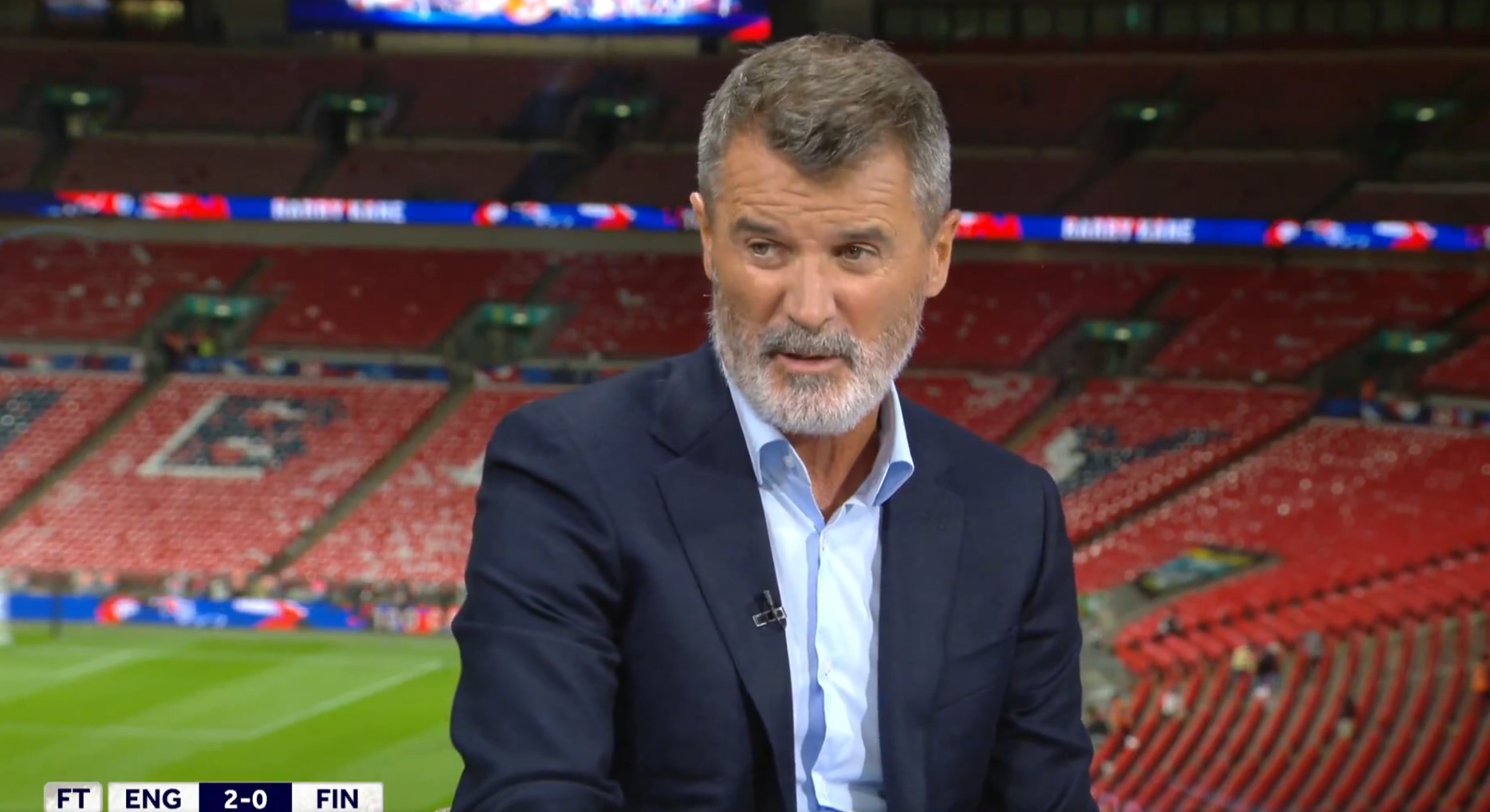 Roy Keane on punditry duty for ITV